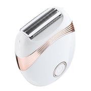 White & Rose Gold Rechargeable Shaver